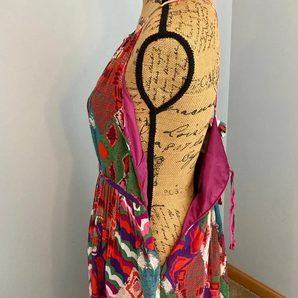 Maeve by Anthropology Multicolor Maxi Dress Women Size 8 - Picture 5 of 13